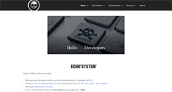 Desktop Screenshot of echosystem.fr
