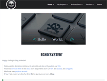Tablet Screenshot of echosystem.fr